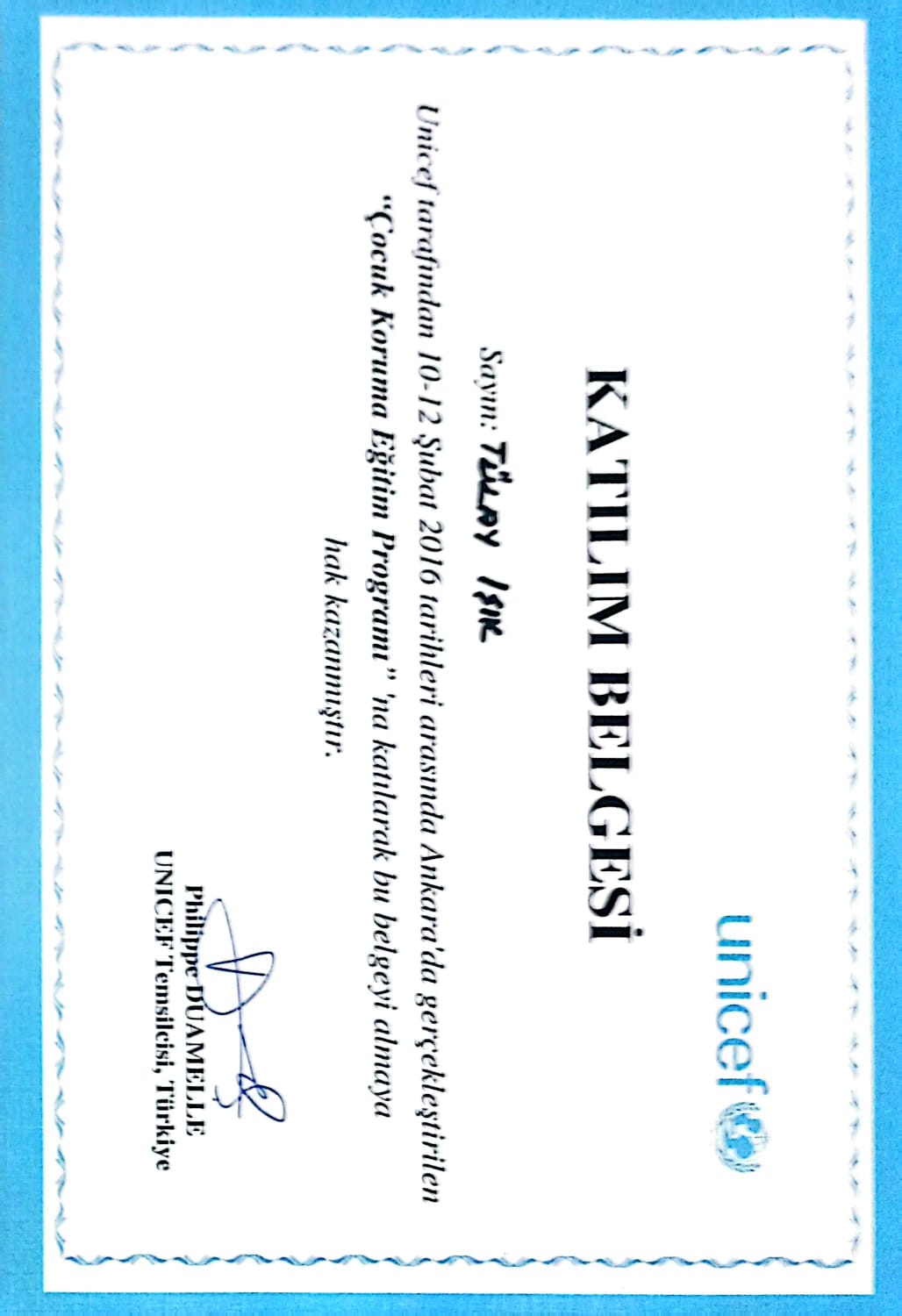 Sertifika Resmi